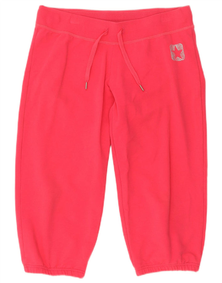 Converse Bermuda sportsshorts til kvinder UK 12 Medium Pink Bomuld