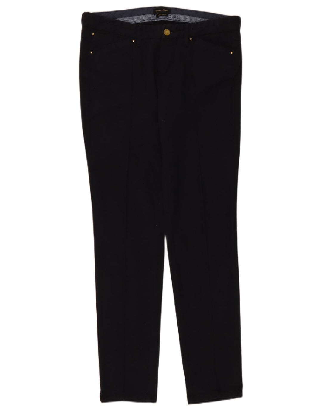 Massimo Dutti Dame Slim Chino Bukser EU 40 Medium W30 L31 Marineblå