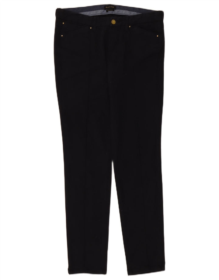Massimo Dutti Dame Slim Chino Bukser EU 40 Medium W30 L31 Marineblå