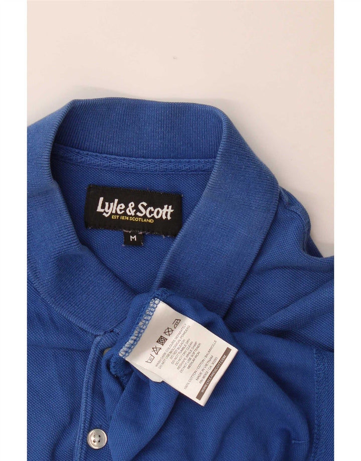 Lyle & Scott herre poloshirt mellemblå bomuld