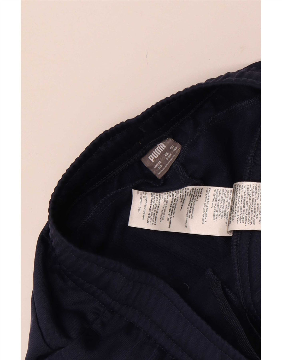 Puma Træningsdragt Bukser til drenge 9-10 år Navy Blue Polyester