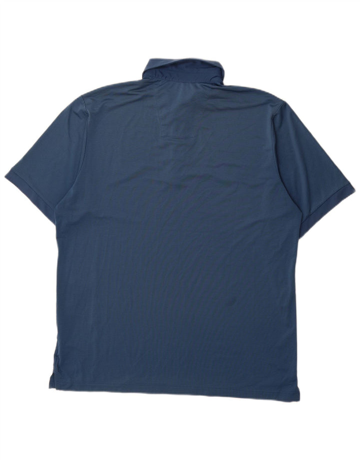 Adidas Herre Climalite Polo Shirt XL Blå Polyester