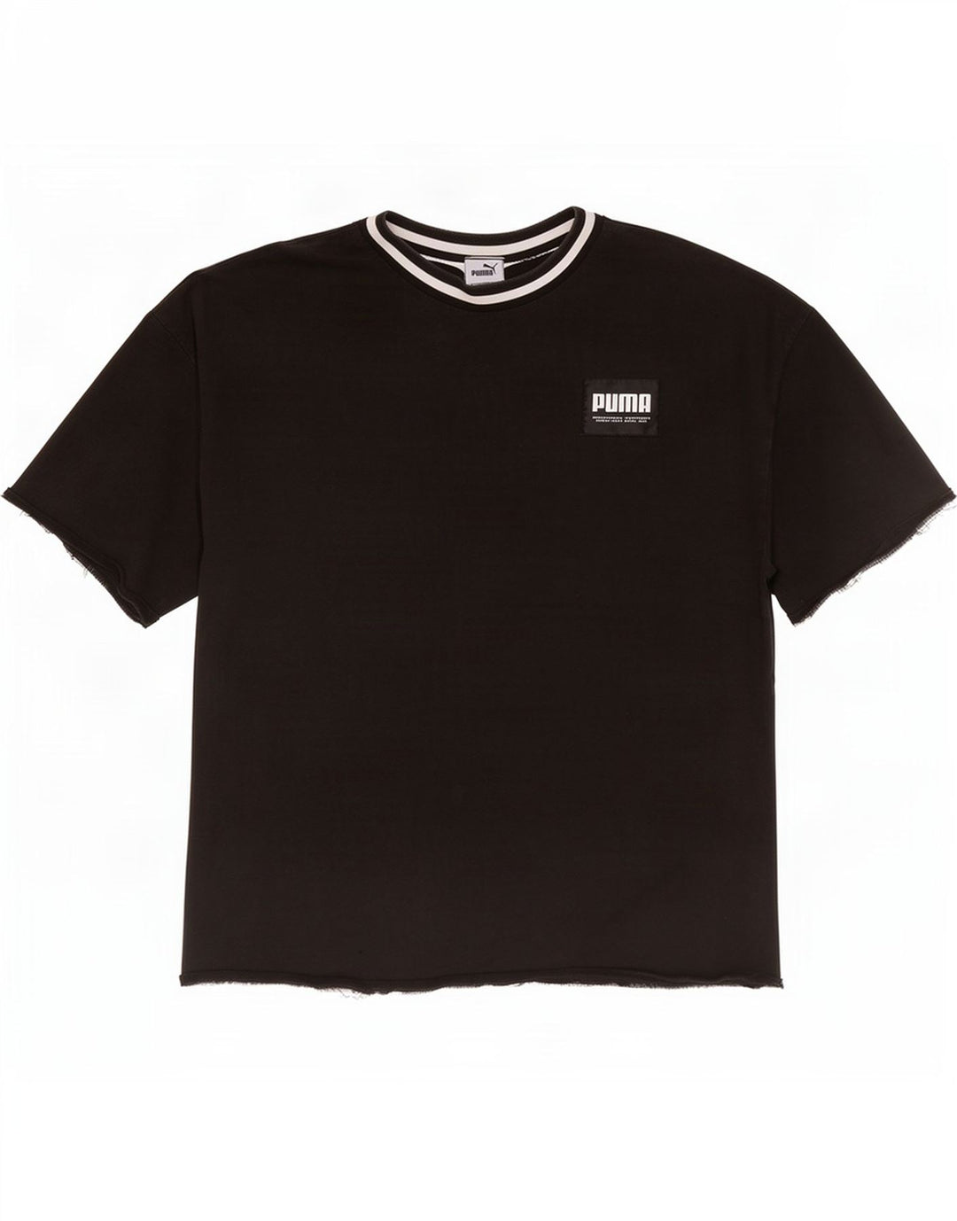 Puma Herre T-Shirt Top Stor Sort Bomuld