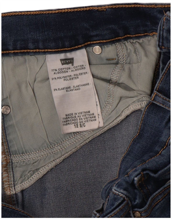 LEVI'S Dame 512 Bootcut Jeans US 12 Large W32 L30 Blå