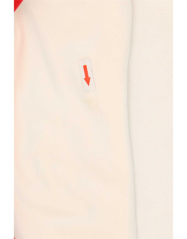 Puma Womens Crop træningsdragt topjakke UK 10 Small White Colourblock