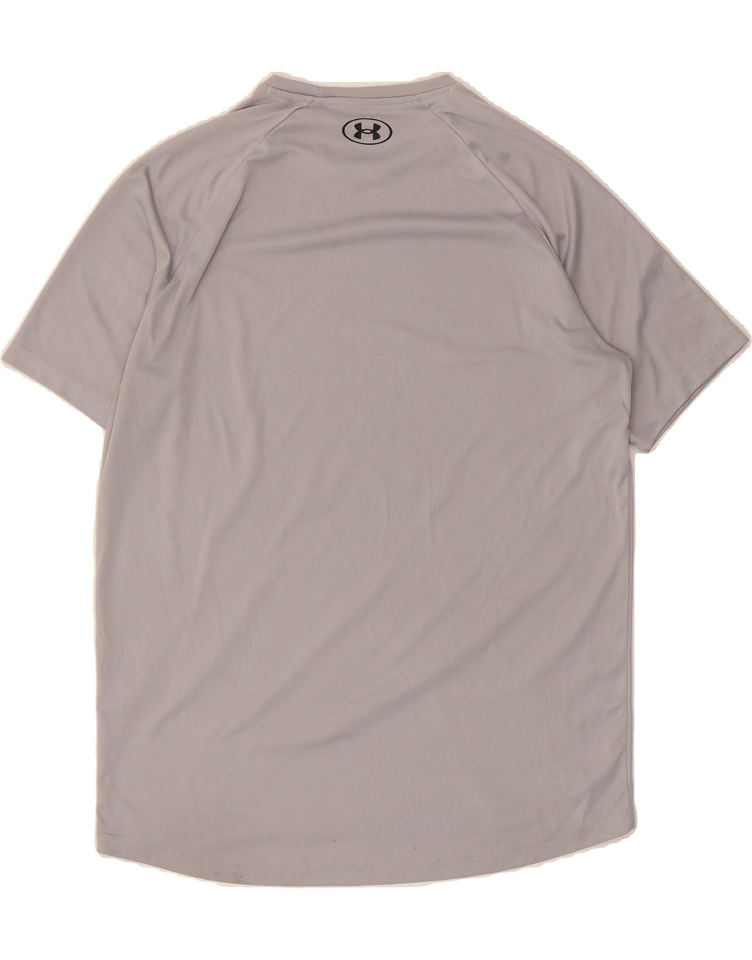 UNDER ARMOUR Mens Graphic T-Shirt Top Medium Grey Polyester Vintage Under Armour and Second-Hand Under Armour from Messina Hembry 
