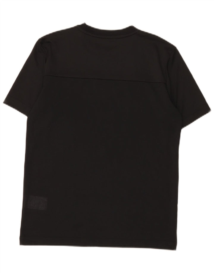 Adidas Boys Climacool Grafisk T-Shirt Top 11-12 År Sort Polyester