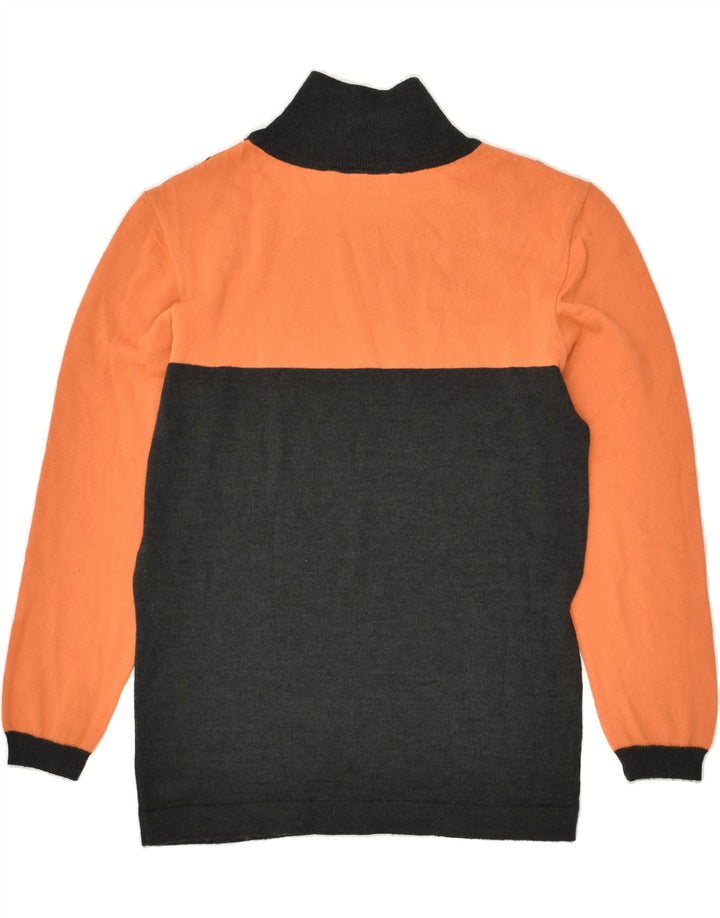 VINTAGE Womens Turtle Neck Jumper Sweater UK 12 Medium Black | Vintage Vintage | Thrift | Second-Hand Vintage | Used Clothing | Messina Hembry 