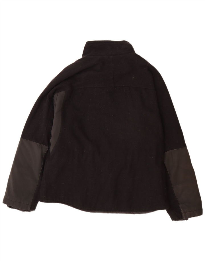 Tommy Hilfiger Herre Utility Jacket UK 44 2XL Sort Colourblock Uld