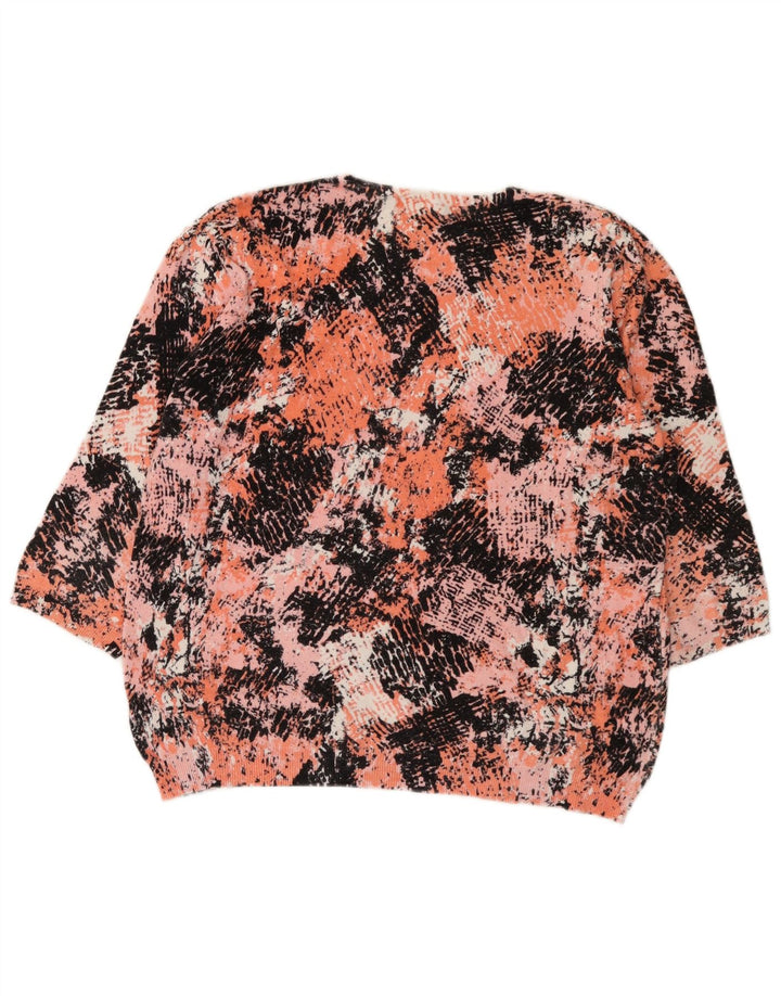Marks & Spencer Dame abstrakt mønster Rundhals sweater UK 16 Larg