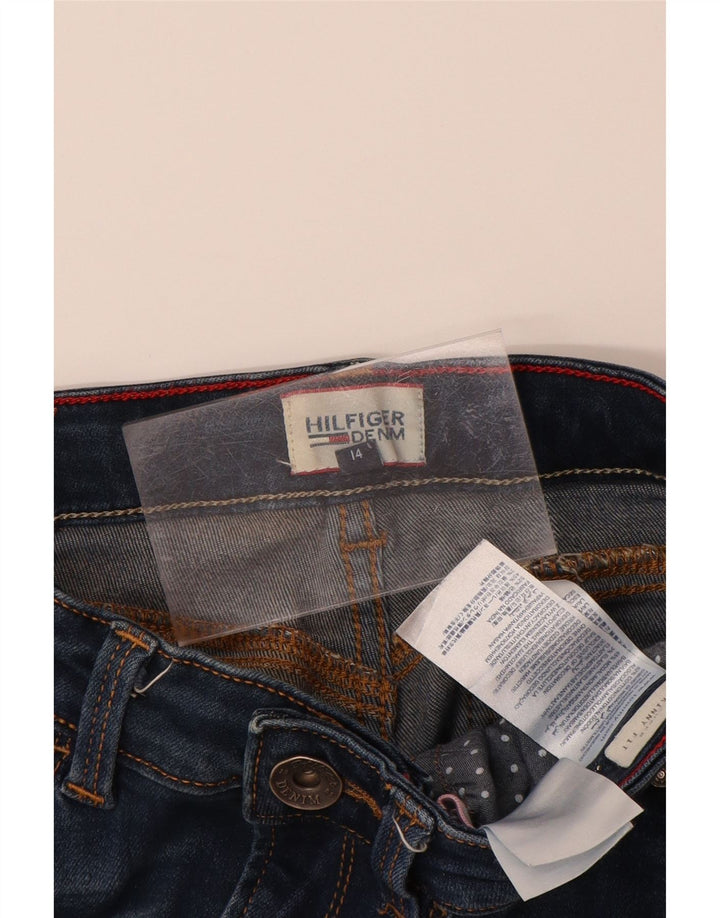 TOMMY HILFIGER Drenge Skinny Jeans 13-14 år W26 L29 Blå Bomuld