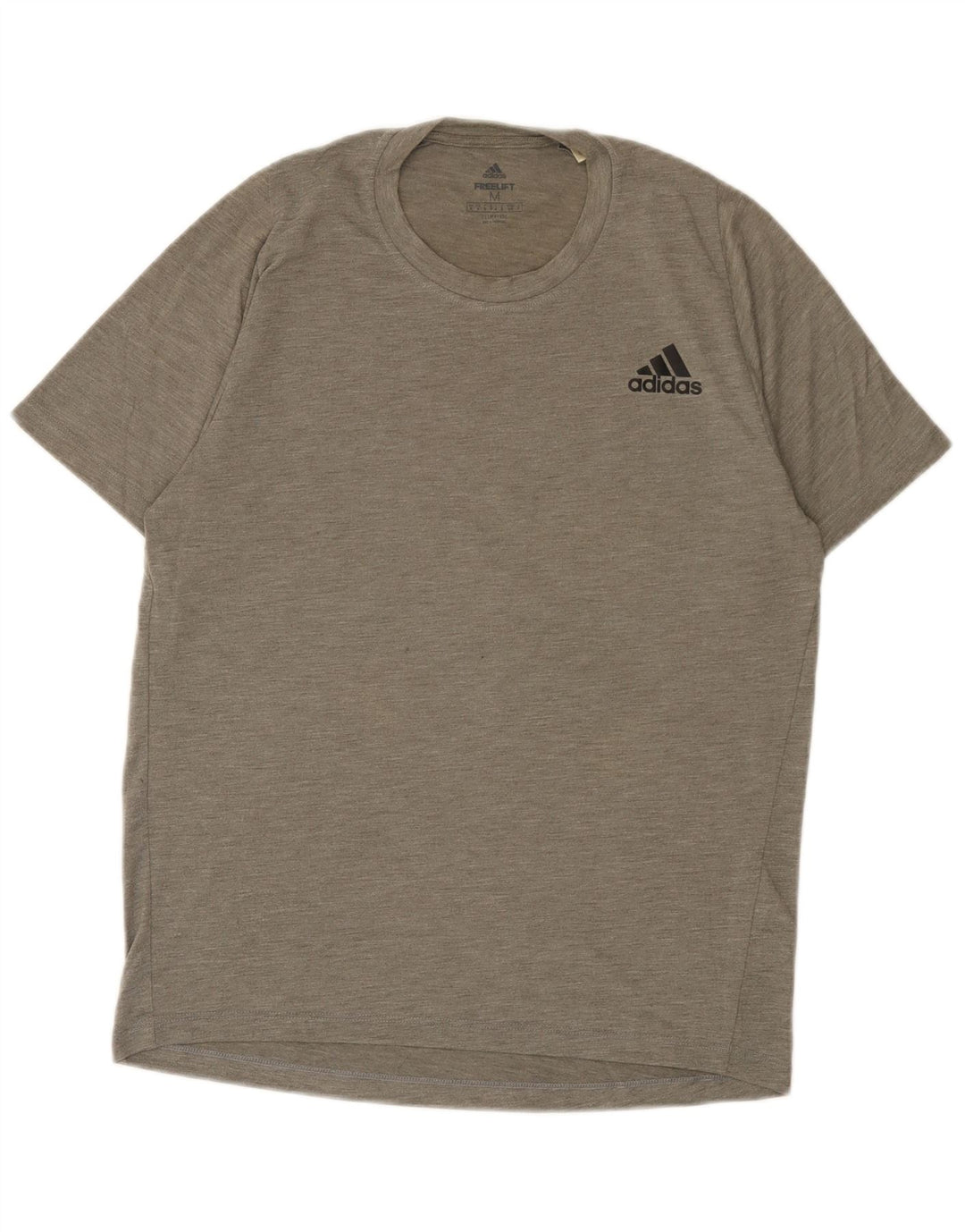 Adidas Herre Climalite T-Shirt Top Medium Grå Polyester