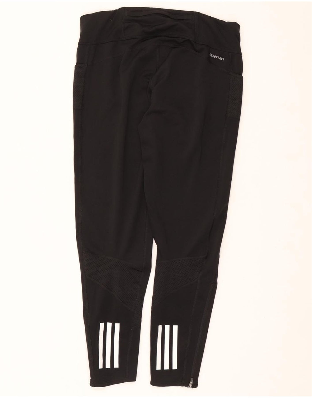 ADIDAS Aeroready Leggings til kvinder UK 16/18 Large Black Polyester