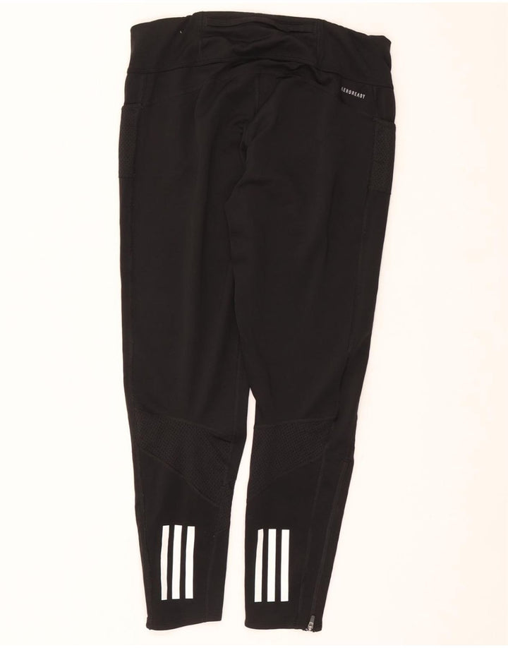 ADIDAS Aeroready Leggings til kvinder UK 16/18 Large Black Polyester