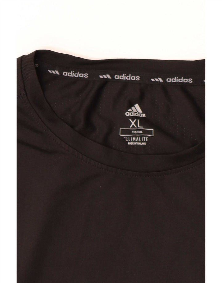 Adidas Herre Climalite T-Shirt Top XL Sort
