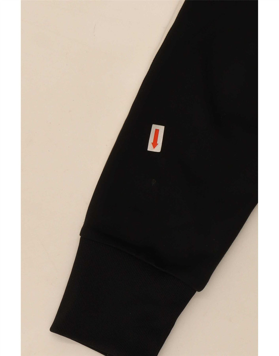 Adidas Dame Grafisk Træningsdragt Top Jacket UK 10 Lille Sort Polyester