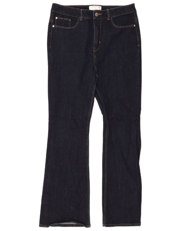 Marks & Spencer Dame Slim Flared Jeans UK 14 Large W32 L29 Navy Blue