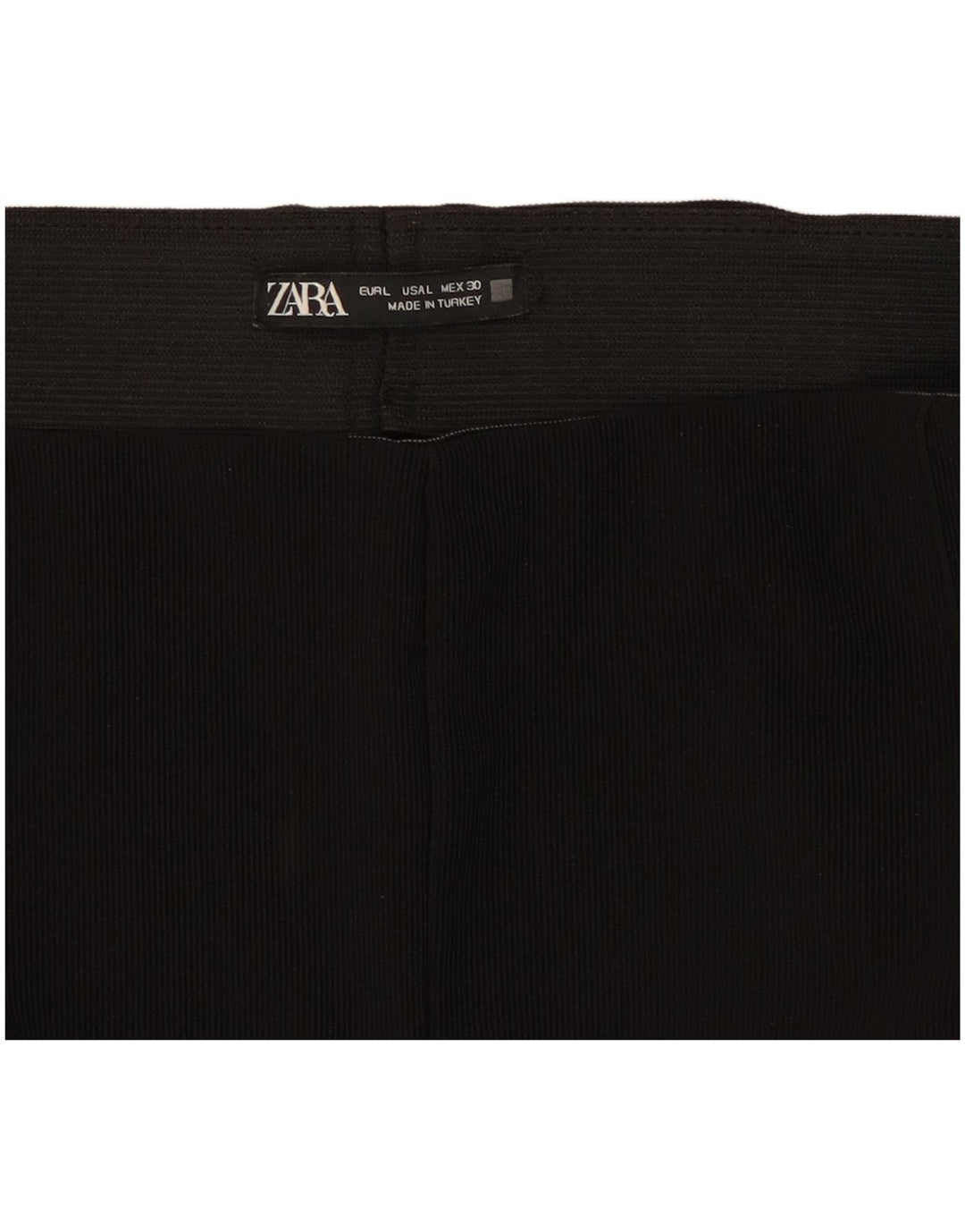 Zara Dame Stigbøjle Leggings UK 14 Large Black