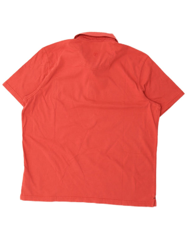 Fat Face Herre Polo Shirt 2XL Rød Bomuld
