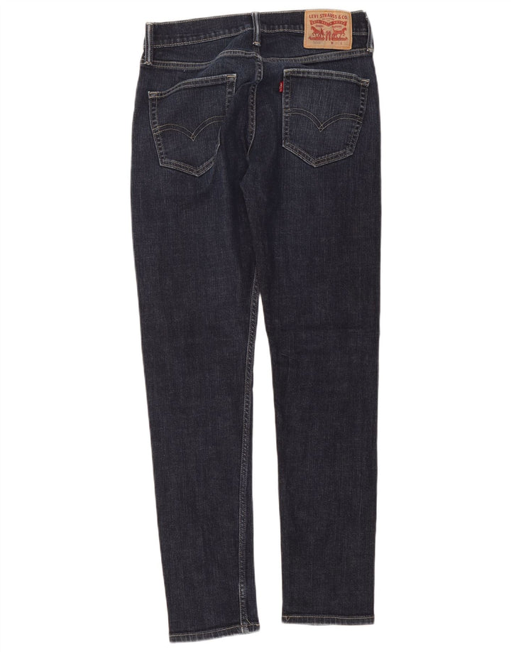 Levi's Herre 508 tilspidsede jeans W30 L32 Marineblå bomuld