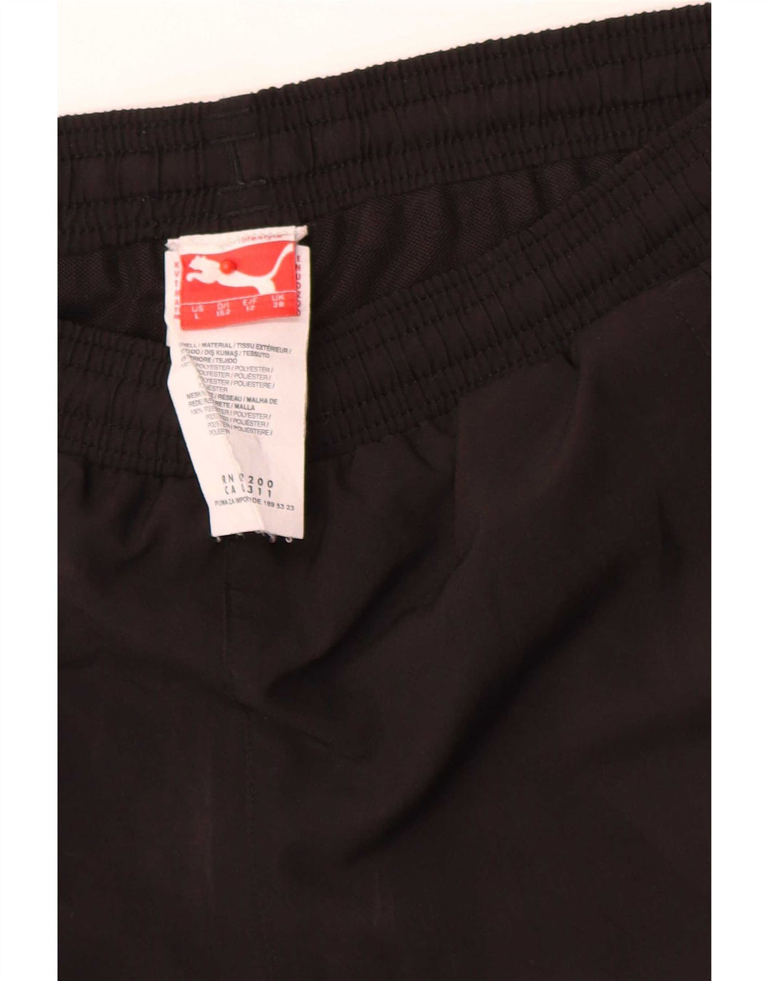 Puma drenge grafiske sportsshorts 11-12 år sort polyester