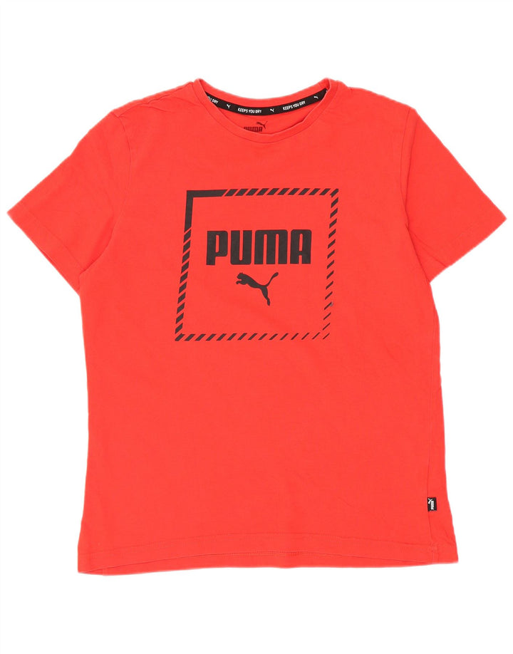 Puma drenge grafisk t-shirt top 13-14 år rød