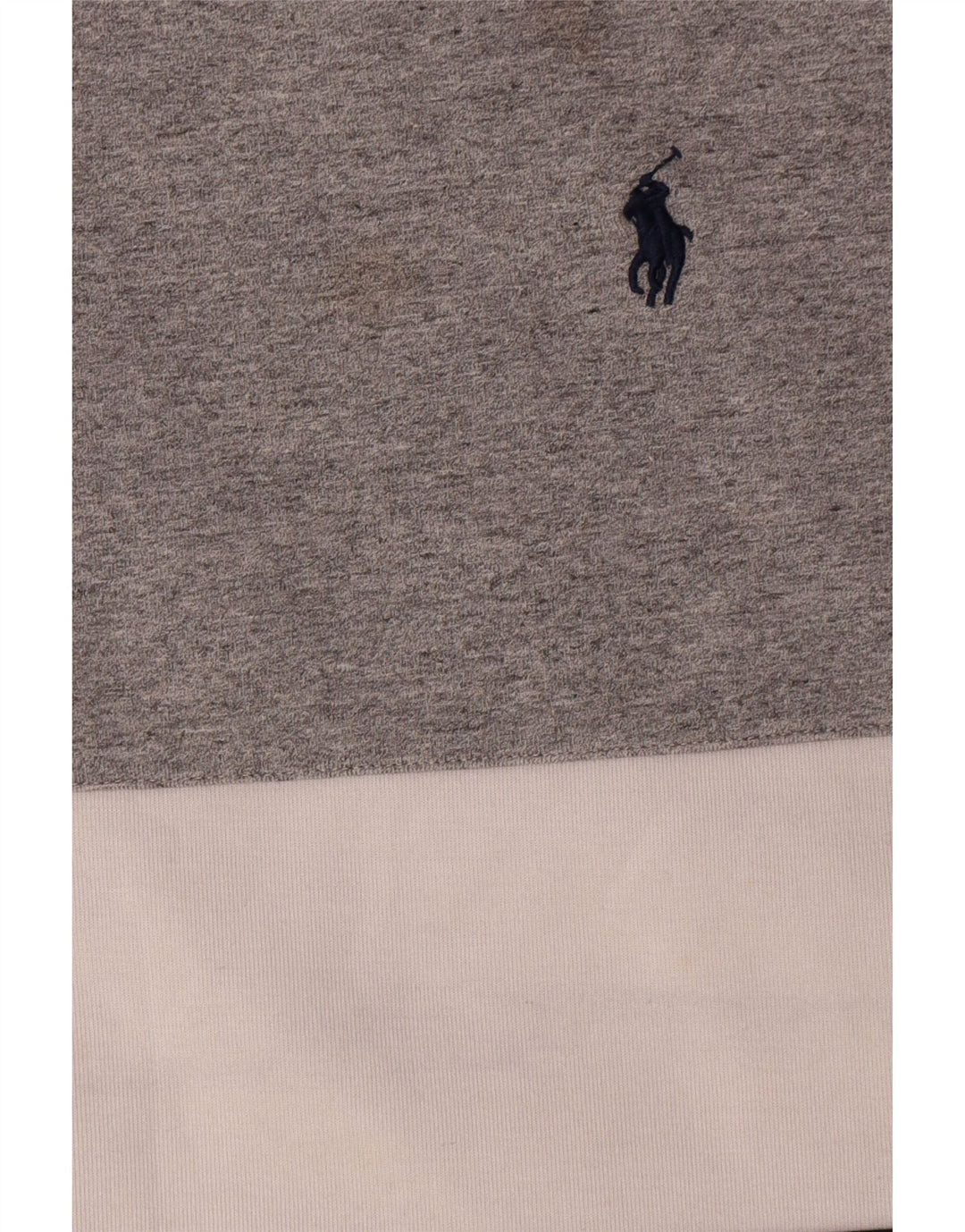 Polo Ralph Lauren Herre Sweatshirt Jumper Large Grå Colourblock Polyester