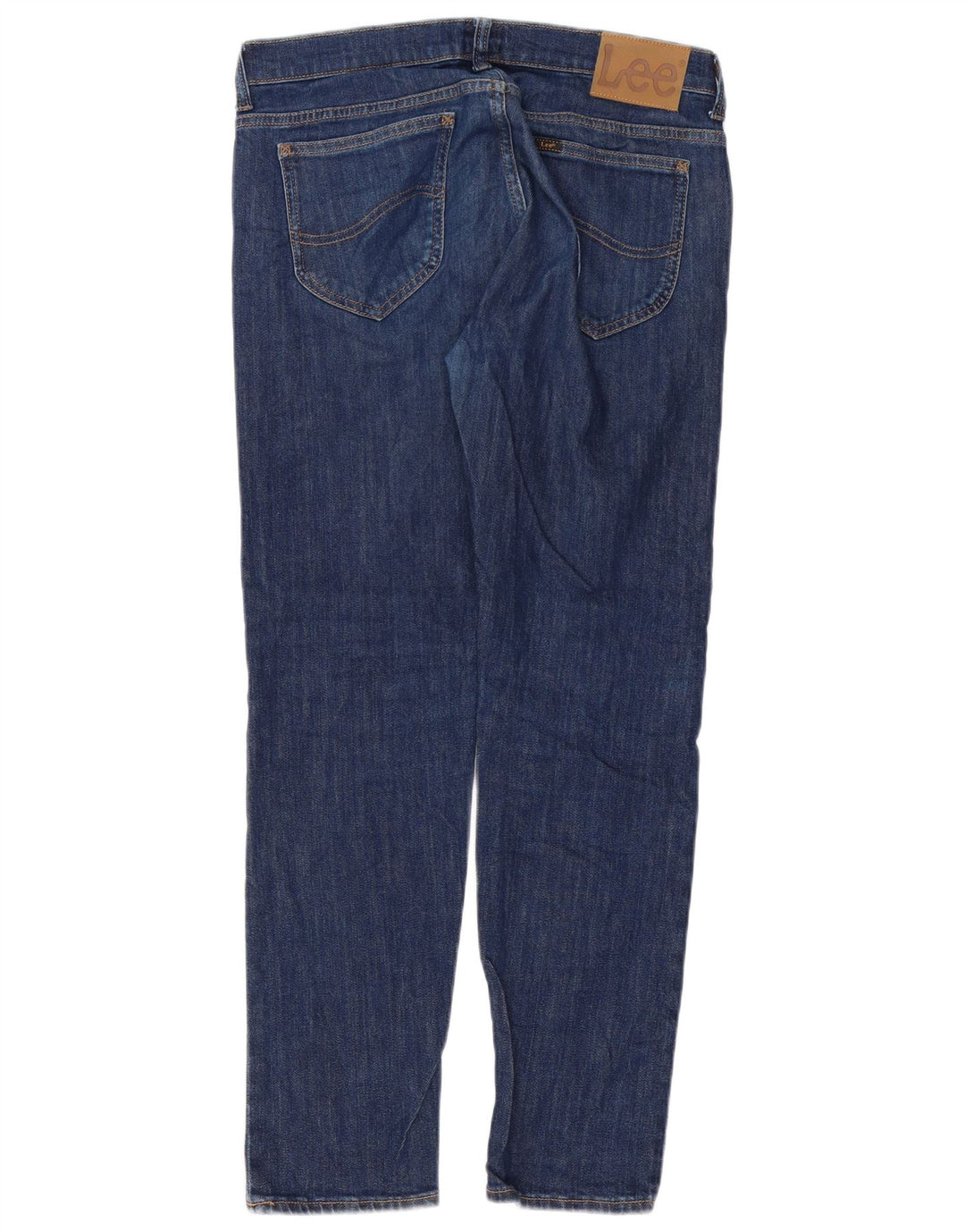 Lee Herre Rider Slim Jeans W31 L30 Blå Bomuld
