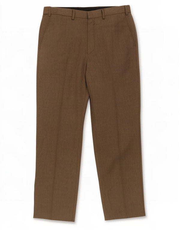 Marks & Spencer Straight Chino-bukser til mænd W34 L31 Grå polyester