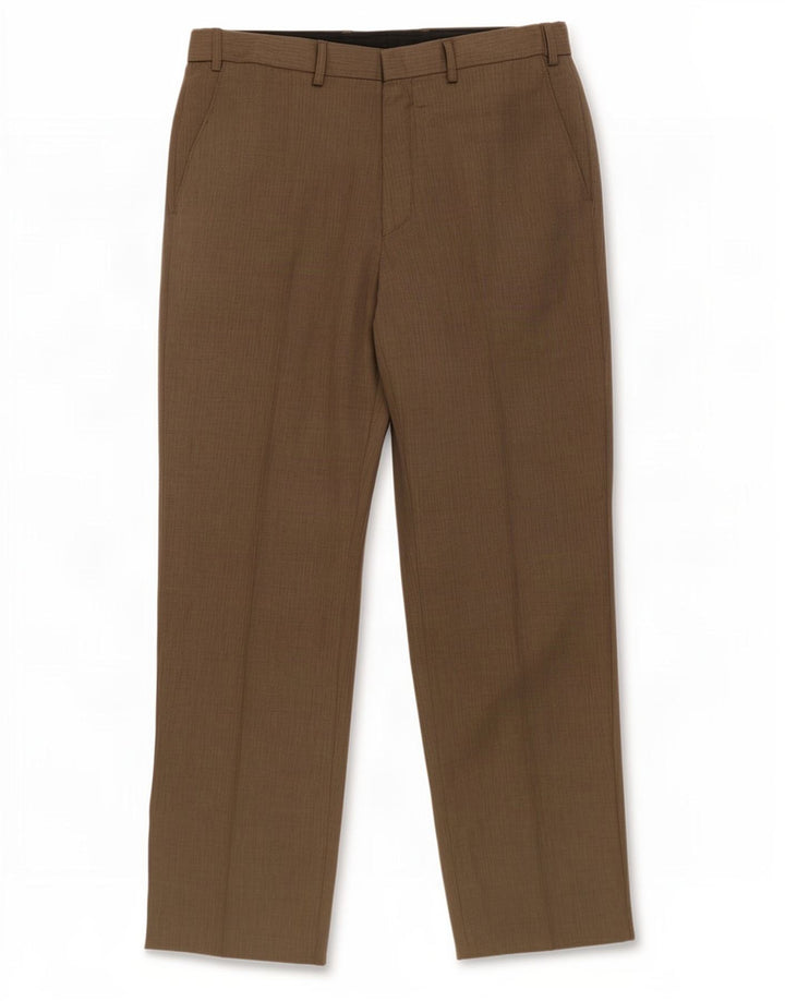 Marks & Spencer Straight Chino-bukser til mænd W34 L31 Grå polyester