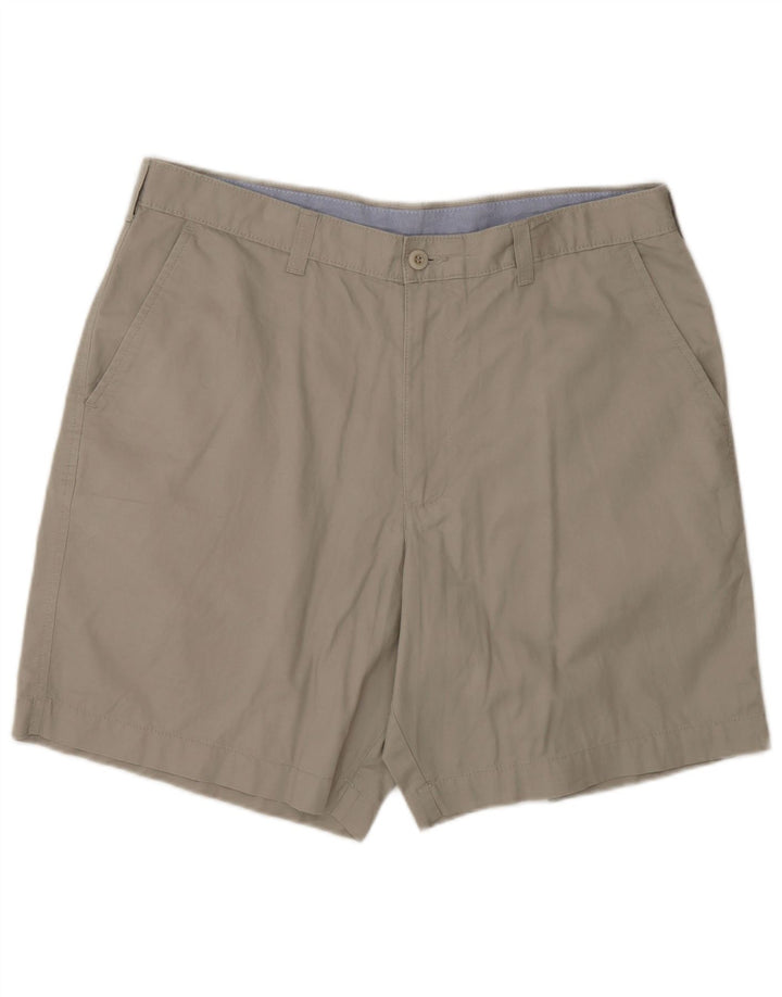 Marks & Spencer Herre Blue Harbor Chino Shorts W36 Large Grå Bomuld