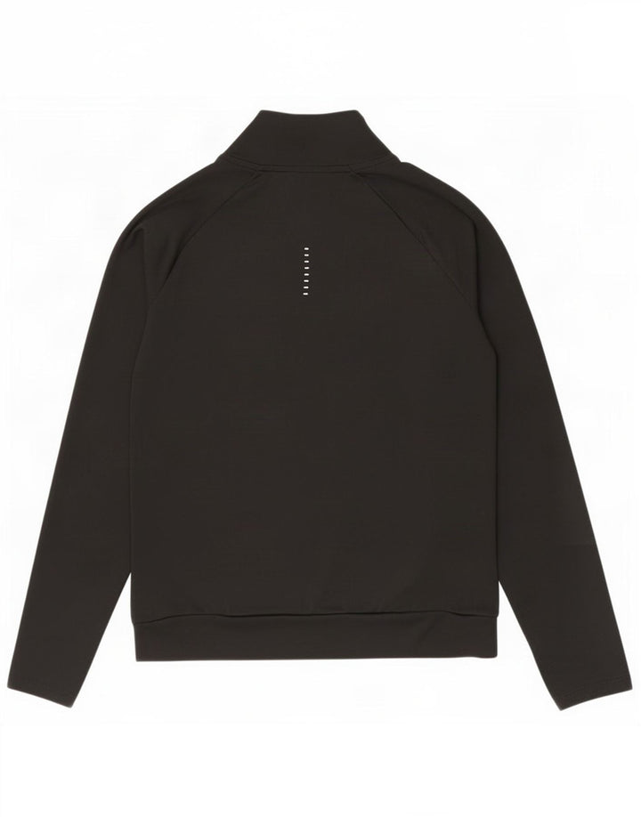 Nike Herre lynlåshals Grafisk Pullover træningsdragt Top XS Sort polyester