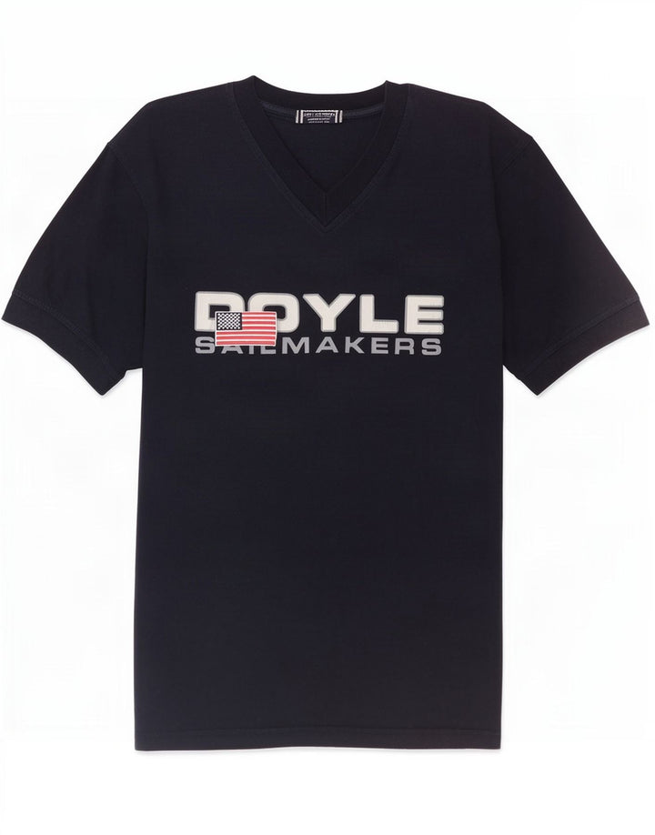 Doyle Herre grafisk T-shirt top XL marineblå bomuld