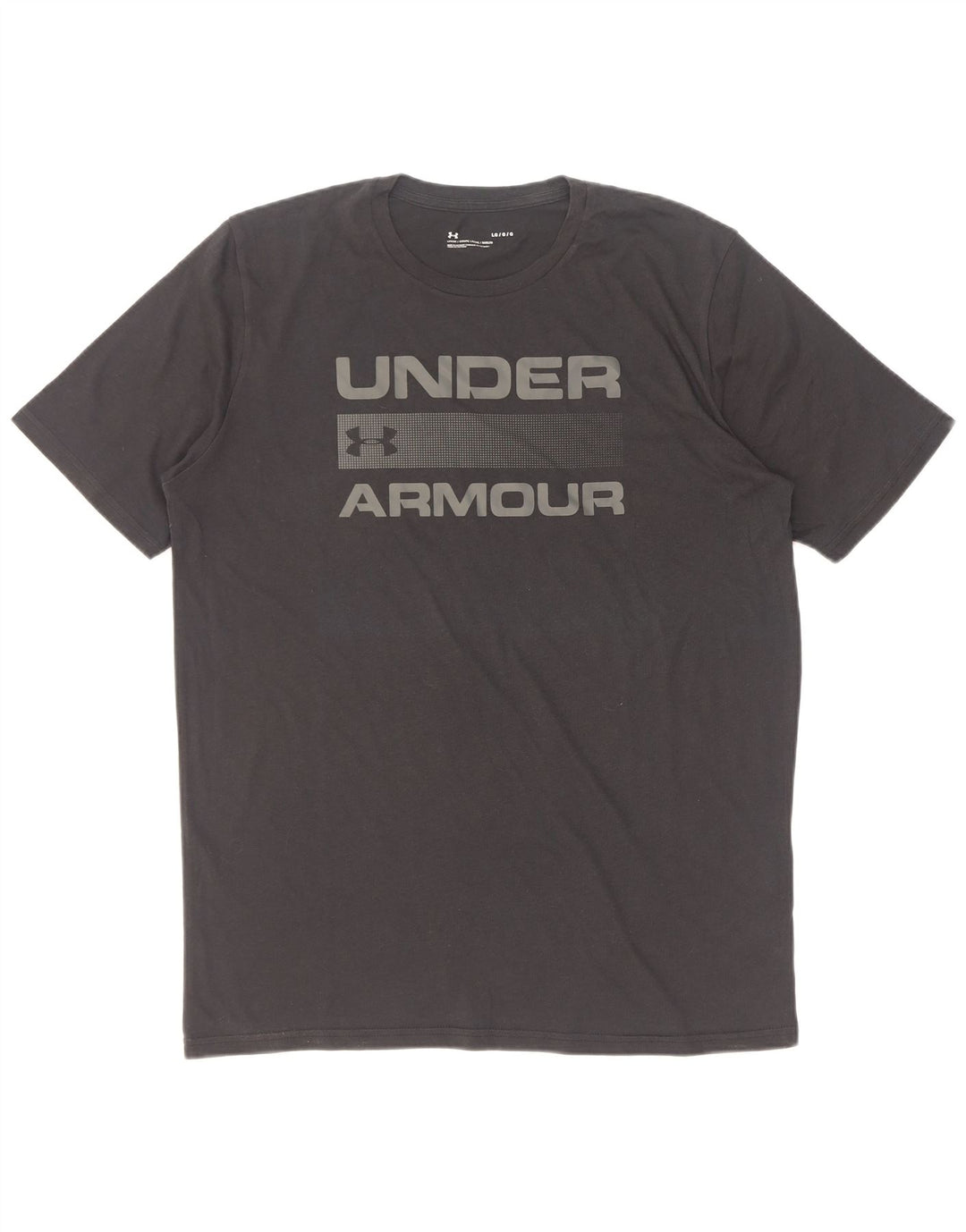Under Armour Herre grafisk T-shirt Top Stor sort bomuld
