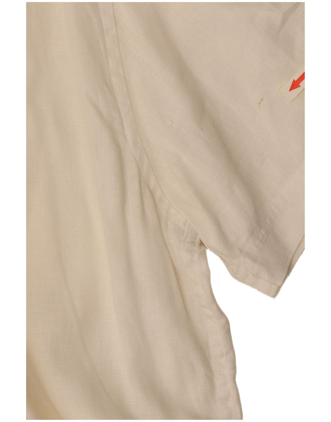 Timberland Herre kortærmet Regular Fit skjorte XL Off White Linned