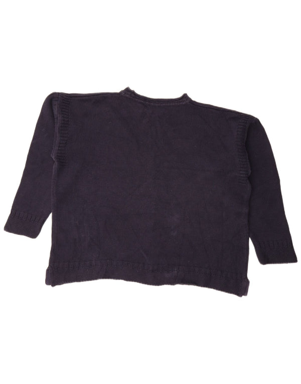 Marks & Spencer Dame Turtle Neck Jumper Sweater UK 18 XL Navy Blue