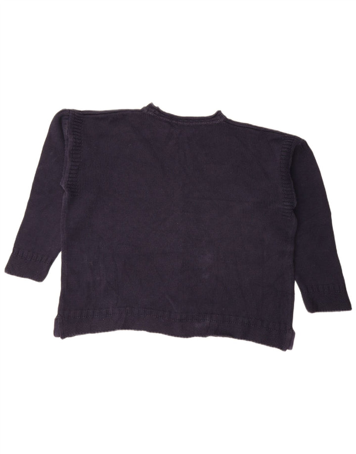 Marks & Spencer Dame Turtle Neck Jumper Sweater UK 18 XL Navy Blue