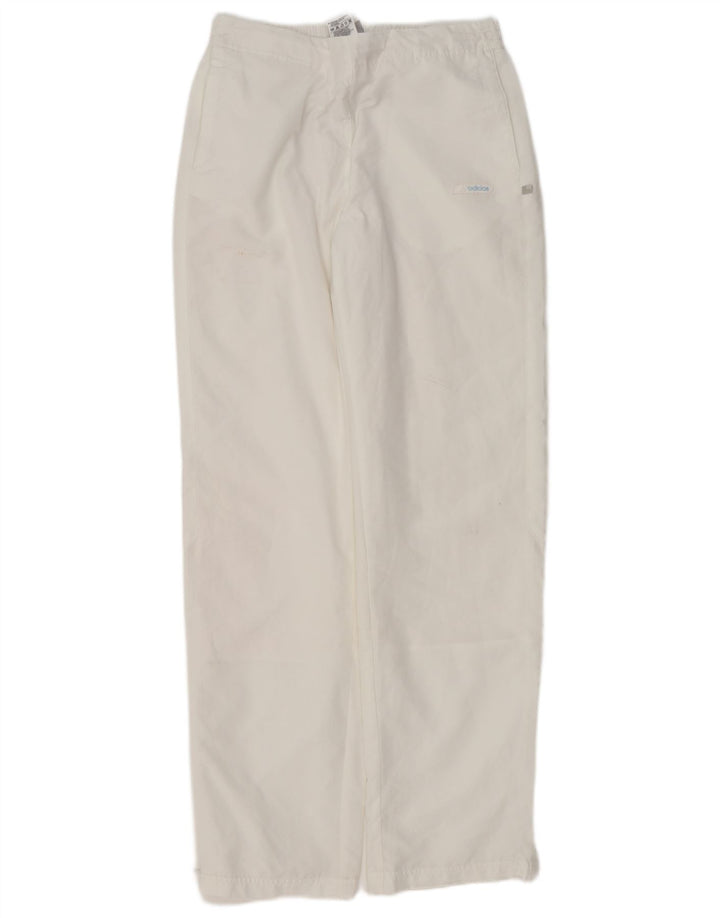 Adidas Dame træningsdragt Bukser UK 14 Large White Polyester