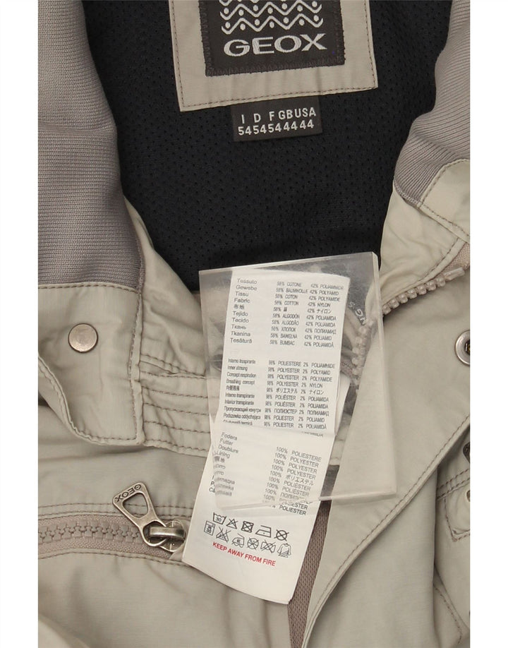 Geox Bomberjakke til mænd UK 44 2XL Grå Bomuld