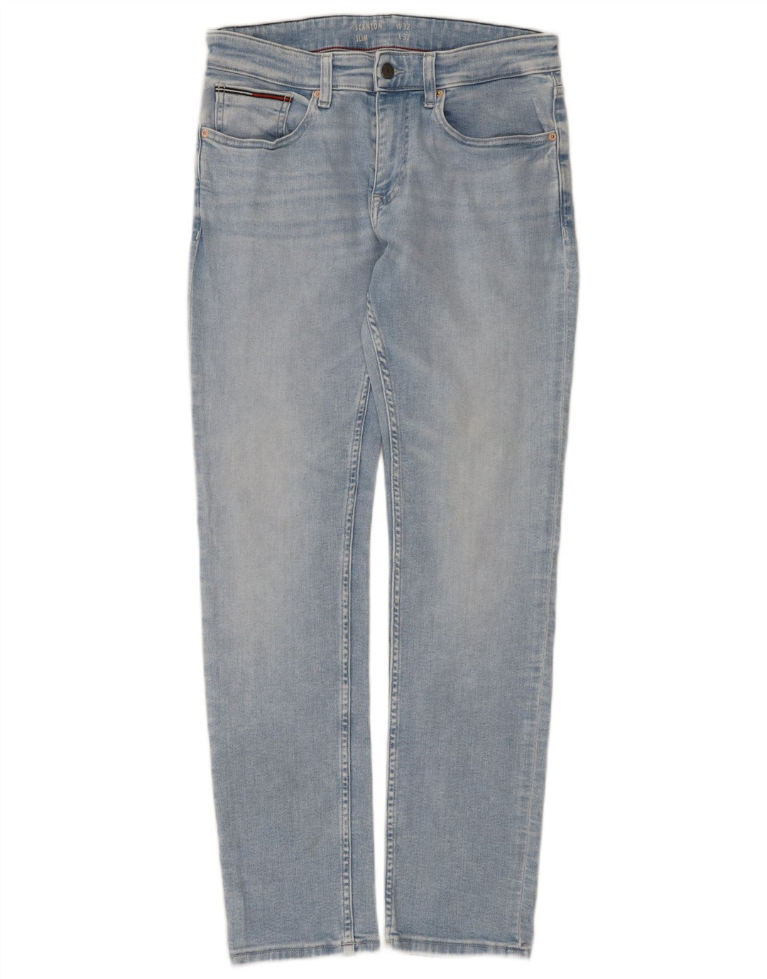 Tommy Hilfiger Herre Slim Jeans W32 L32 Blå