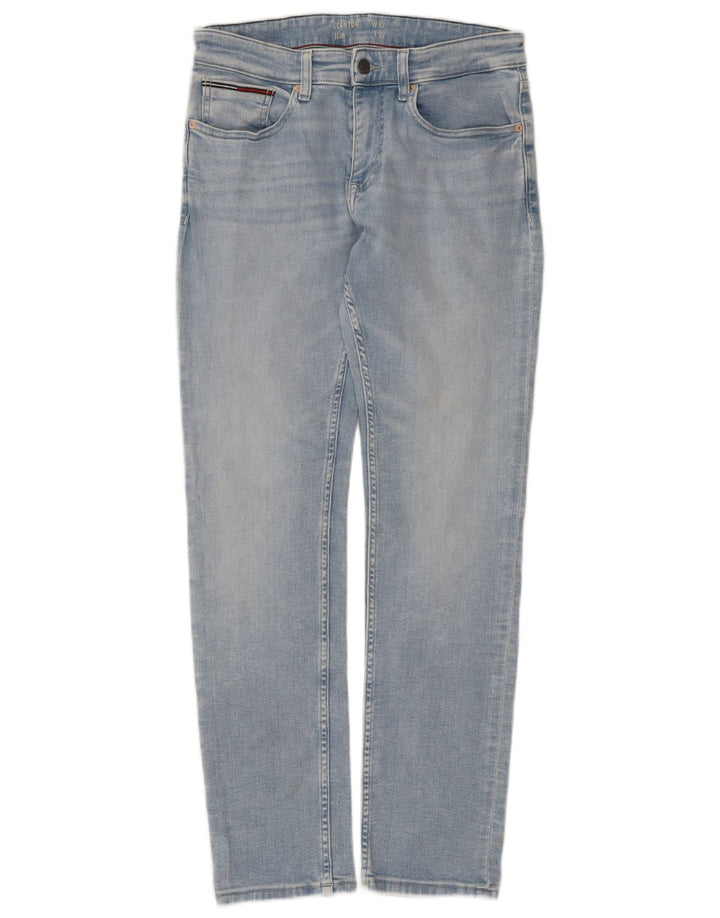 Tommy Hilfiger Herre Slim Jeans W32 L32 Blå