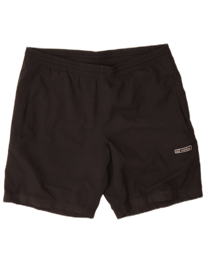 Adidas Sportshorts til mænd, store sorte polyester