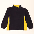 IZOD Boys Sweatshirt Jumper 14-15 Years Large Navy Blue Colourblock Vintage Izod and Second-Hand Izod from Messina Hembry 