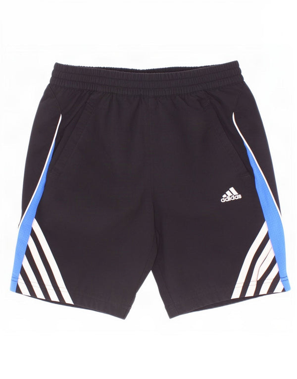 Adidas Boys Sports Shorts 9-10 år Sort Colourblock Polyester