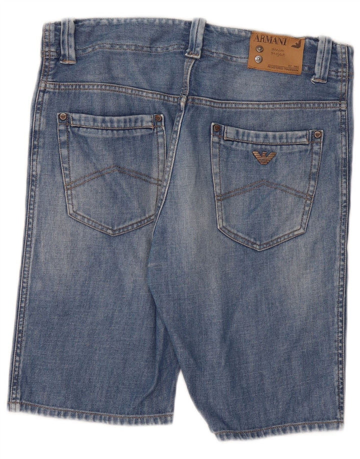 Armani Junior Drenge Denim Shorts 14-15 år W32 Blå Bomuld