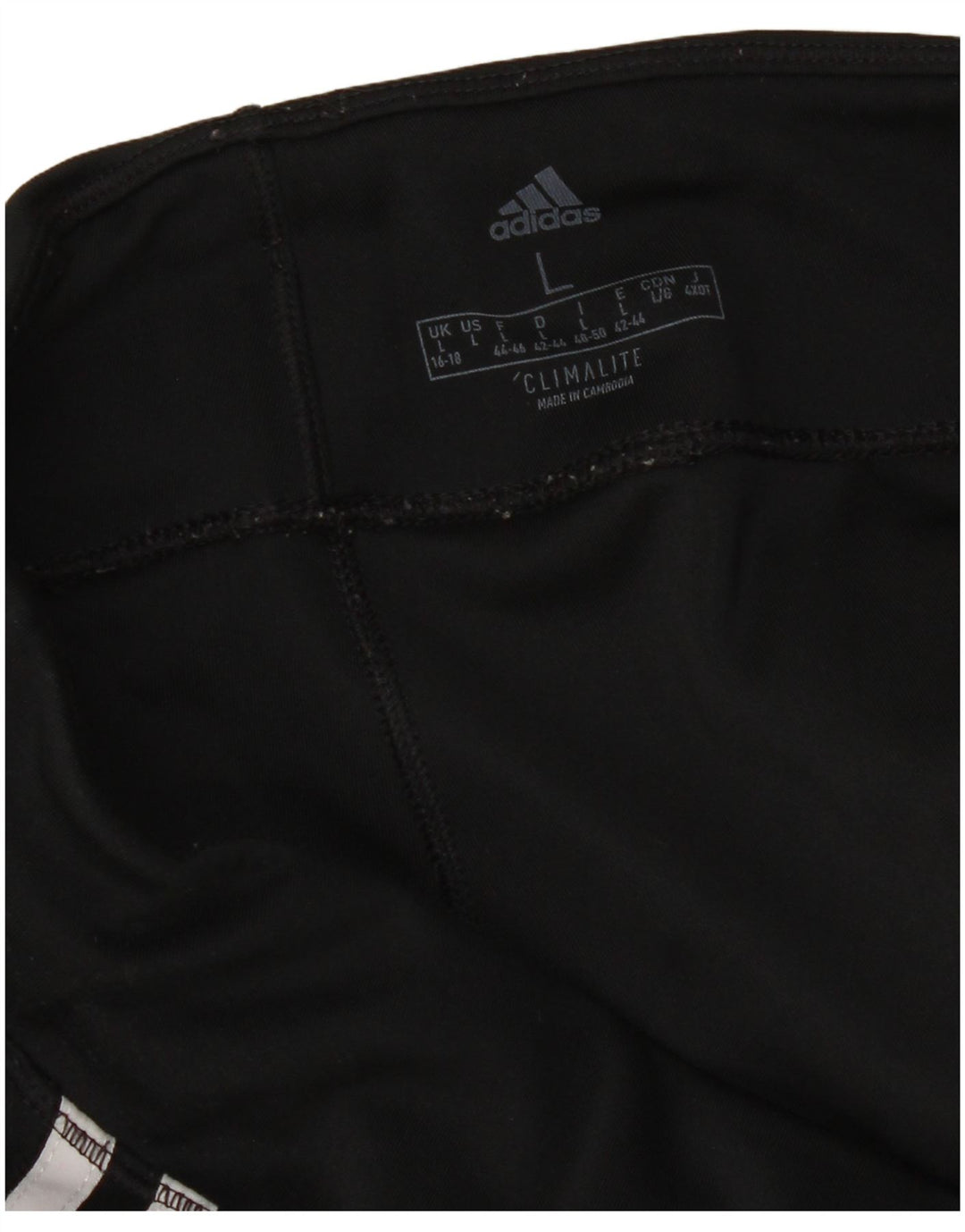 Adidas Womens Climalite Leggings UK 16/18 Large Black