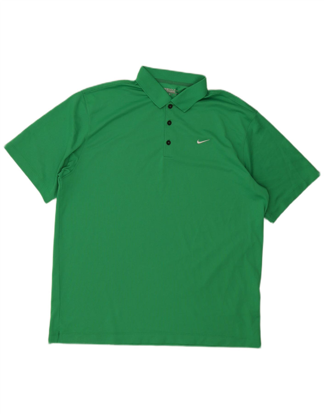 NIKE Dri Fit poloshirt til mænd XL Grøn polyester