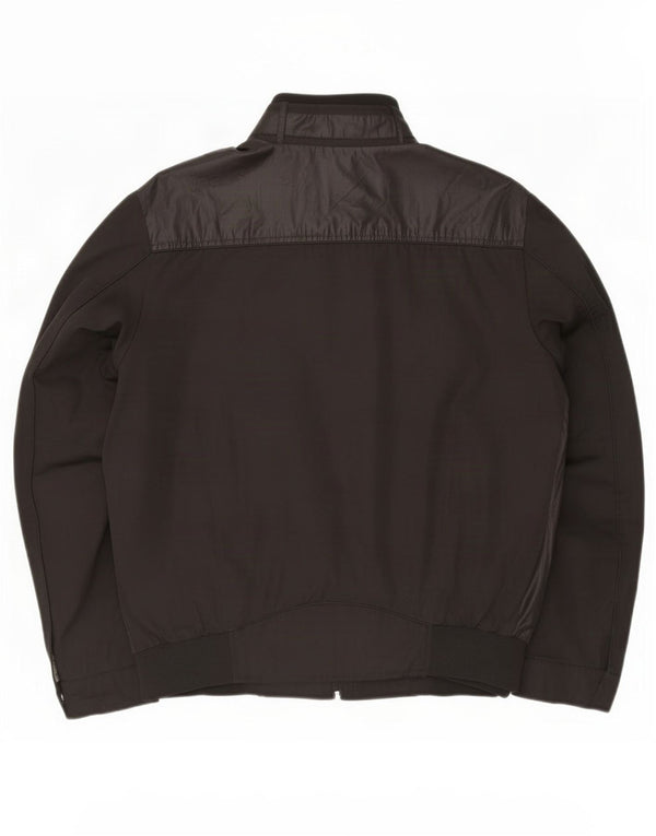 Trussardi Jeans Herre Bomber Jacket IT 54 2XL Sort Polyester