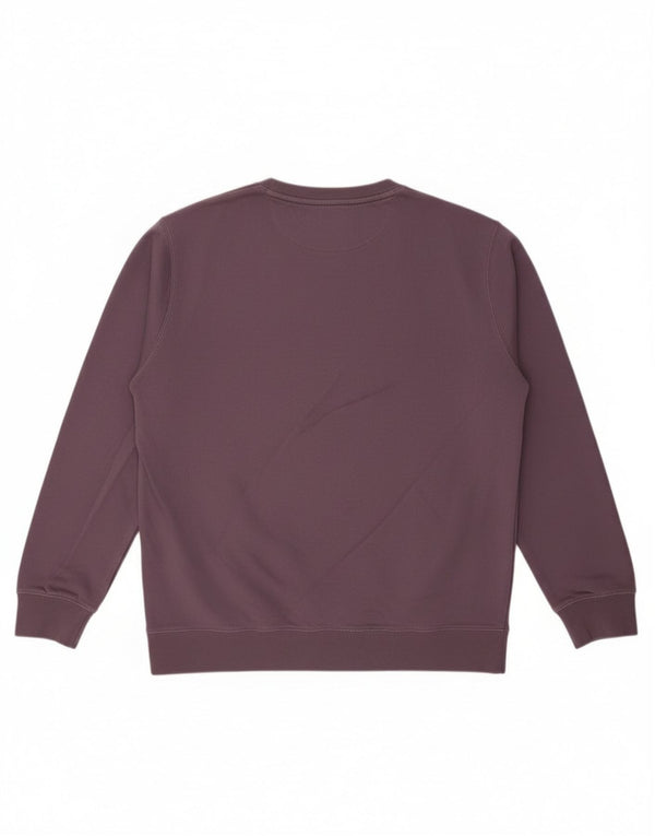 Wrangler Sweatshirt til mænd Medium Lilla Bomuld