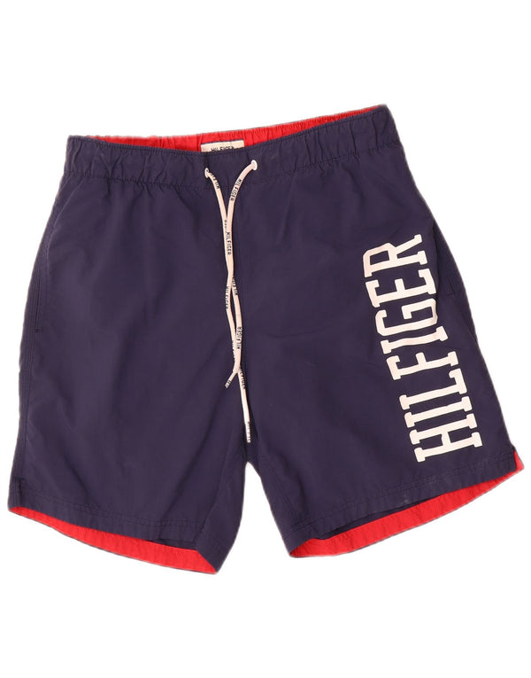 Tommy Hilfiger Herre grafiske svømmeshorts Medium Navy Blue